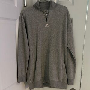 Adidas Women’s Zip-Up Gray Sweater